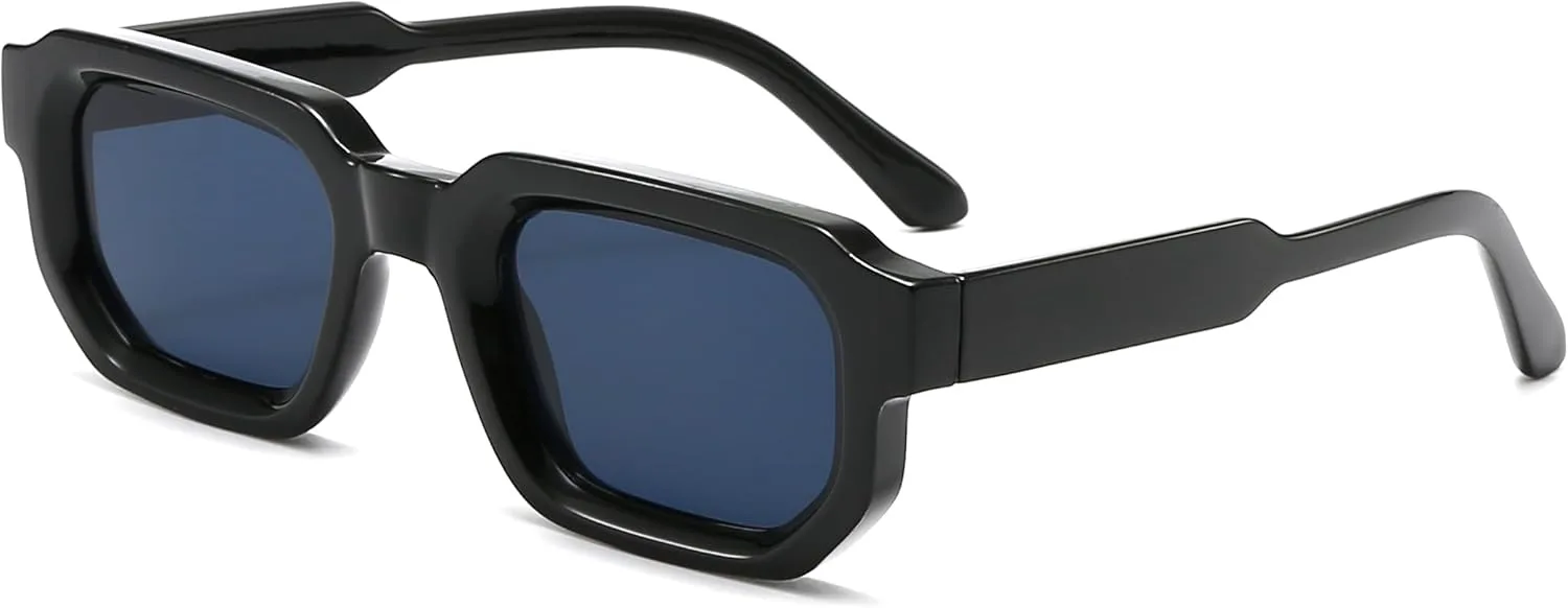 Солнцезащитные очки Mirkcittle в квадратной толстой оправе для женщин и мужчин, модные массивные прямоугольные солнцезащитные очки в стиле 90-х, Black Frame/Grey Lens
Солнцезащитные очки Mirkcittle в квадратной толстой оправе для женщин и мужчин, модные массивные прямоугольные солнцезащитные очки в стиле 90-х, Black Frame/Grey Lens