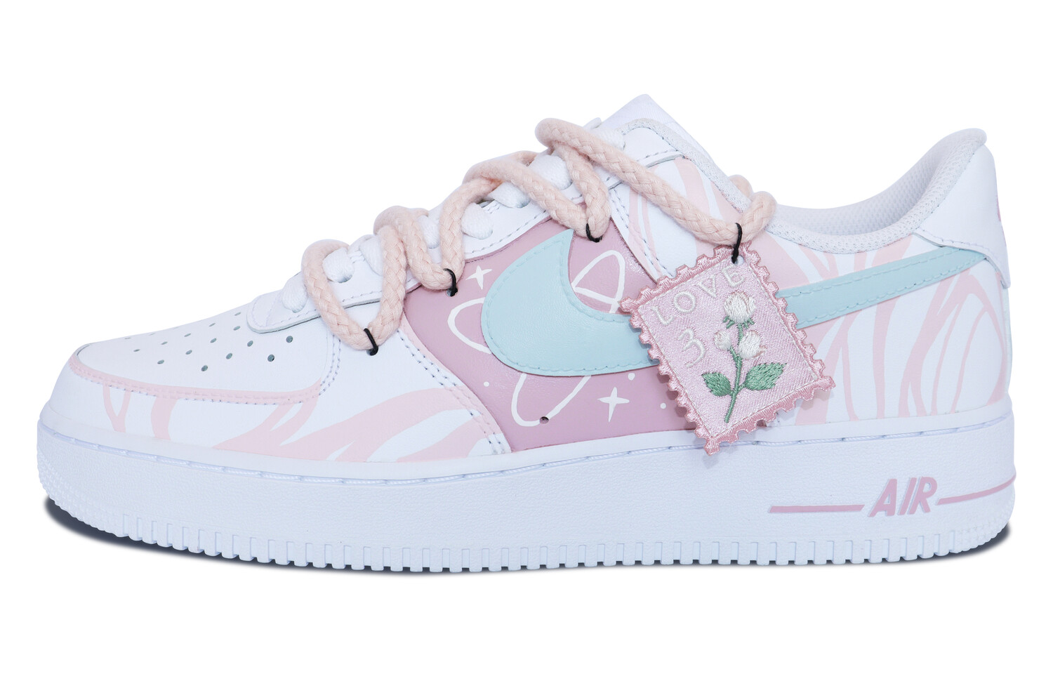 Кроссовки Nike Air Force 1 Skateboarding Shoes Unisex Low-top Pink/Blue, розовый
Кроссовки Nike Air Force 1 Skateboarding Shoes Unisex Low-top Pink/Blue, розовый