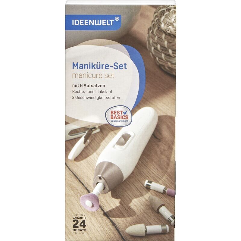 Маникюрно-педикюрный набор IDEENWELT, 1 шт.
Маникюрно-педикюрный набор IDEENWELT, 1 шт.