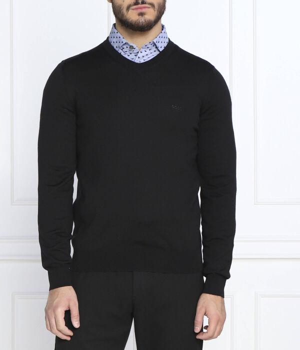 Свитер мужской Boss шерстяной, черный
Свитер мужской Boss шерстяной, черный