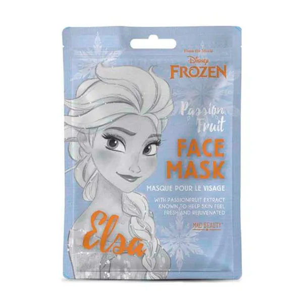 Омолаживающая маска для лица с маракуйей Elsa Frozen Face Mask Disney Mad Beauty, 1 UD
Омолаживающая маска для лица с маракуйей Elsa Frozen Face Mask Disney Mad Beauty, 1 UD