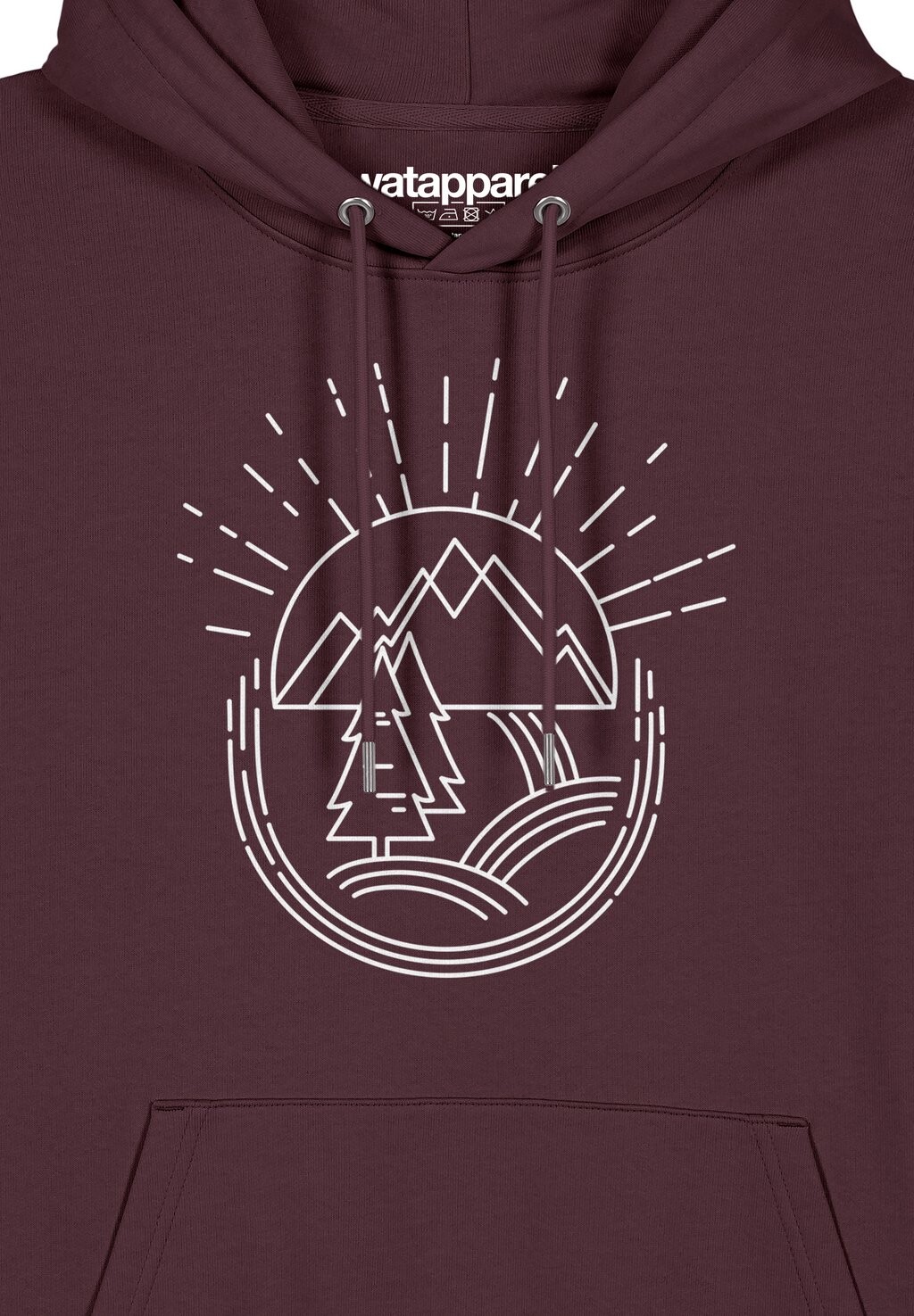 Толстовка с капюшоном NATUR IST SCHÖN watapparel, темно-красный
Толстовка с капюшоном NATUR IST SCHÖN watapparel, темно-красный