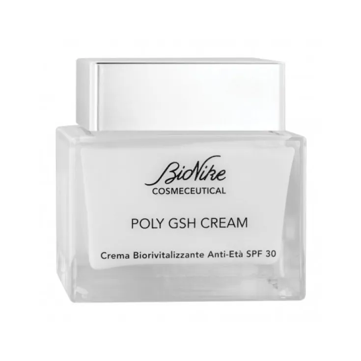 Bionike Cosmeceutical Poly Gsh Cream 50 мл Биоревитализирующий антивозрастной крем
Bionike Cosmeceutical Poly Gsh Cream 50 мл Биоревитализирующий антивозрастной крем