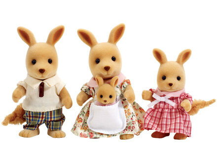 Sylvanian Families, коллекционные фигурки, семейный набор кенгуру
Sylvanian Families, коллекционные фигурки, семейный набор кенгуру