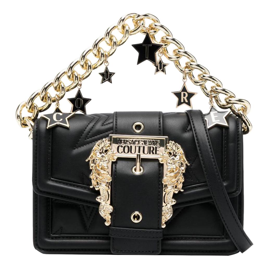 Полиуретановая портативная сумка через плечо, классическая женская сумка черный цвет VERSACE JEANS COUTURE, Set (Bag+Dust Bag)
Полиуретановая портативная сумка через плечо, классическая женская сумка черный цвет VERSACE JEANS COUTURE, Set (Bag+Dust Bag)