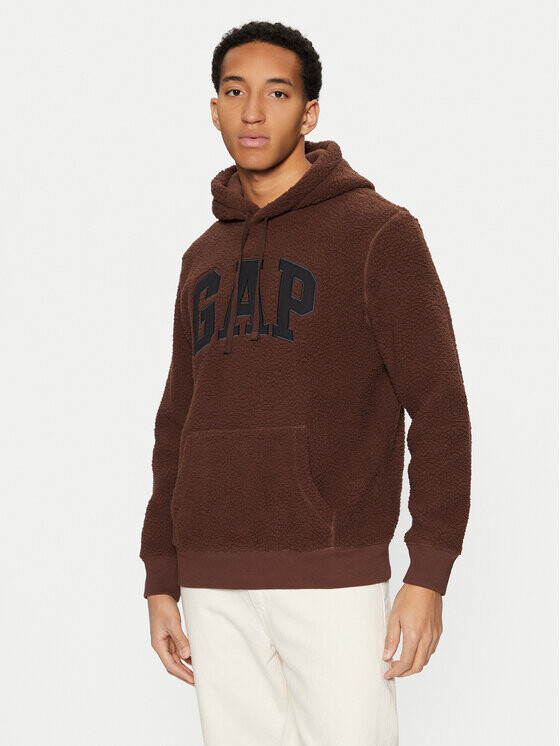 Толстовка обычного кроя Gap, коричневый
Толстовка обычного кроя Gap, коричневый