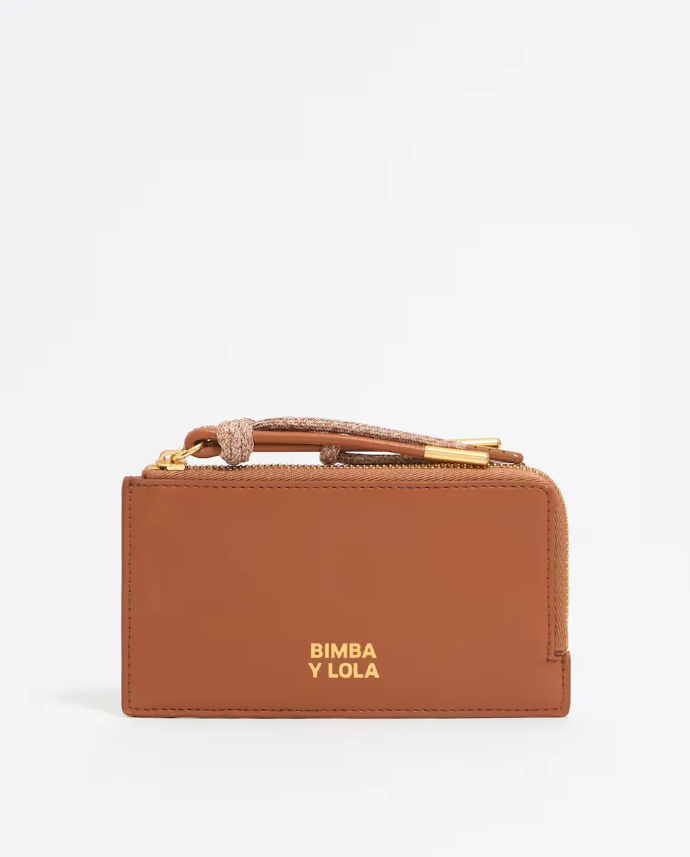 Женский кожаный холдер-кошелек с логотипом Bimba y Lola, натуральный
Женский кожаный холдер-кошелек с логотипом Bimba y Lola, натуральный