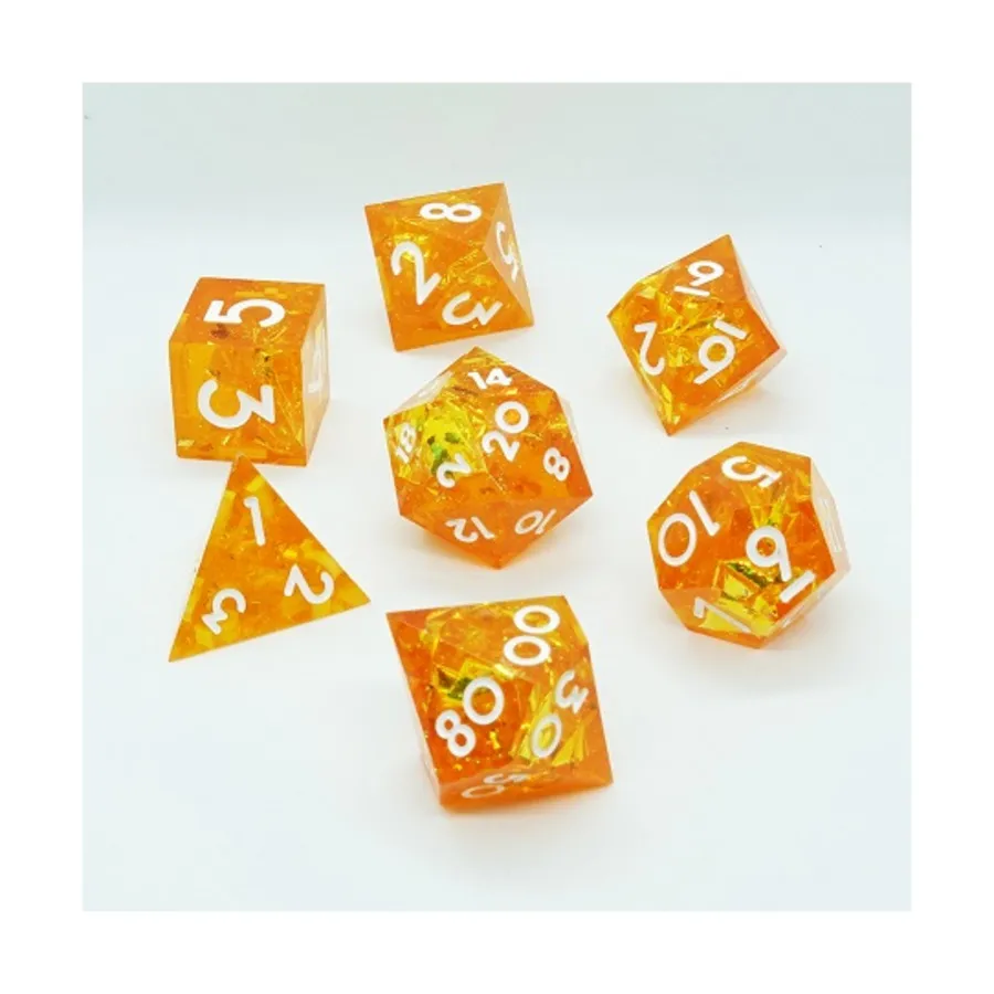 Полисет Искра (7), Sharp Resin Dice
Полисет Искра (7), Sharp Resin Dice