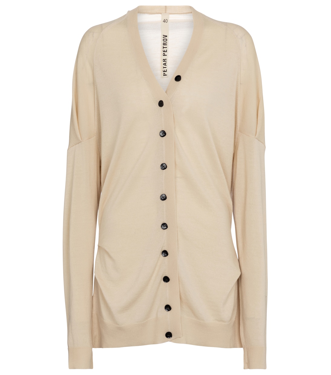 Кардиган из шерсти Нари Petar Petrov, кремовый
Кардиган из шерсти Нари Petar Petrov, кремовый