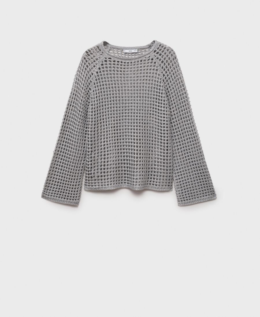 Женский вязаный свитер с длинными рукавами MANGO, Silver
Женский вязаный свитер с длинными рукавами MANGO, Silver