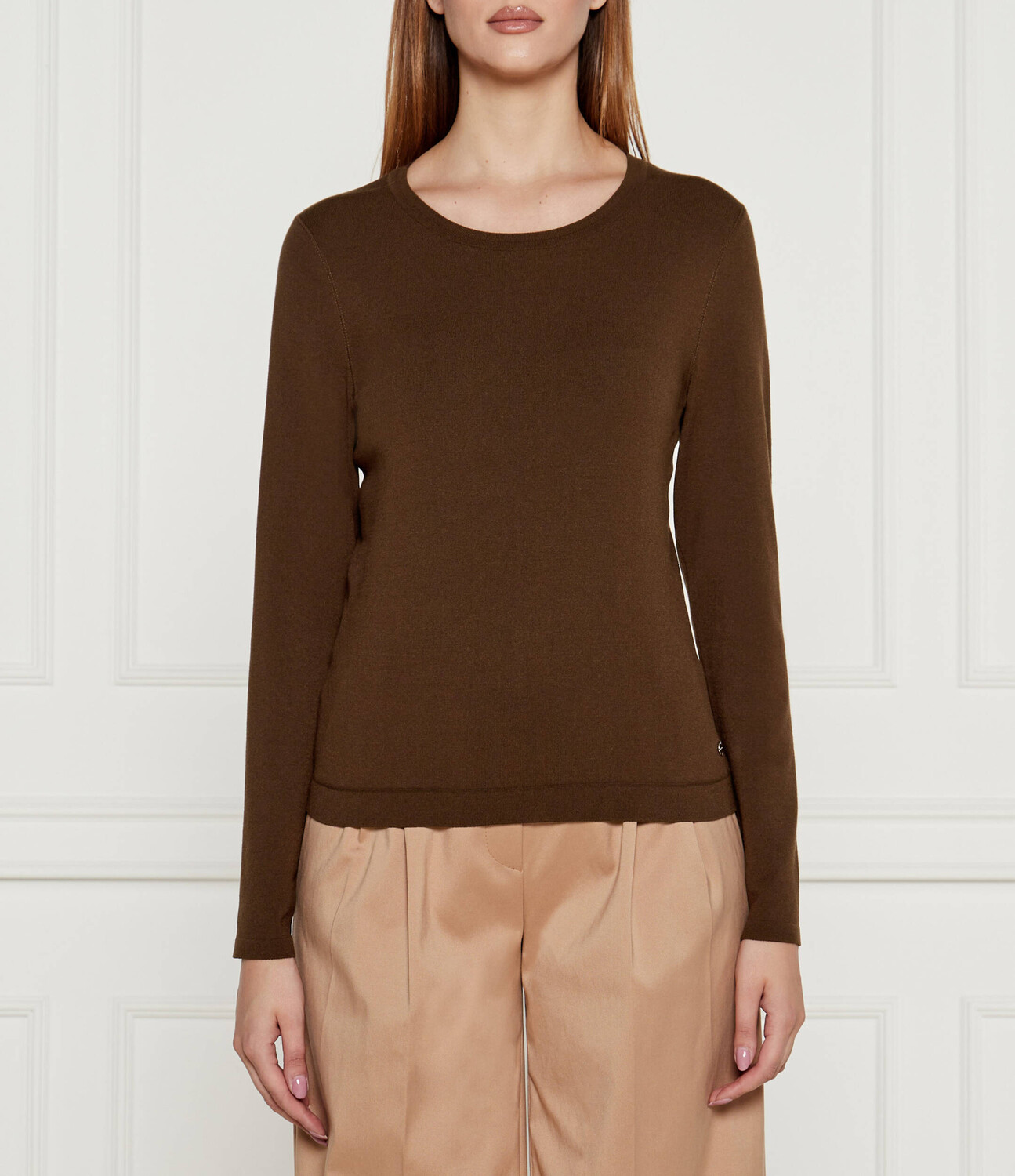 Свитер Marc Cain Slim Fit, коричневый
Свитер Marc Cain Slim Fit, коричневый