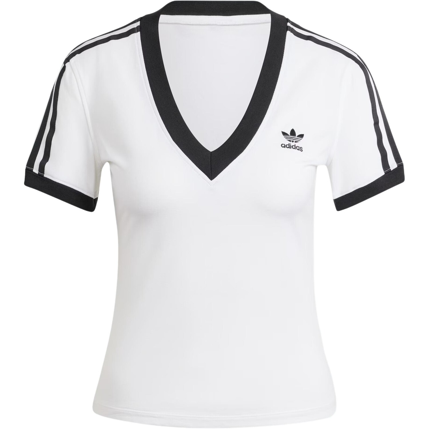 Футболка с тремя полосками, женская, белая Adidas Originals
Футболка с тремя полосками, женская, белая Adidas Originals