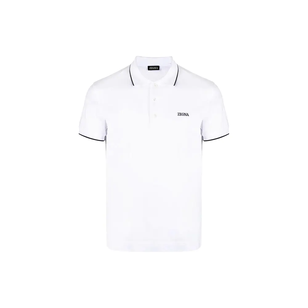 Поло с коротким рукавом и вышитым логотипом Zegna Zzegna, белый
Поло с коротким рукавом и вышитым логотипом Zegna Zzegna, белый