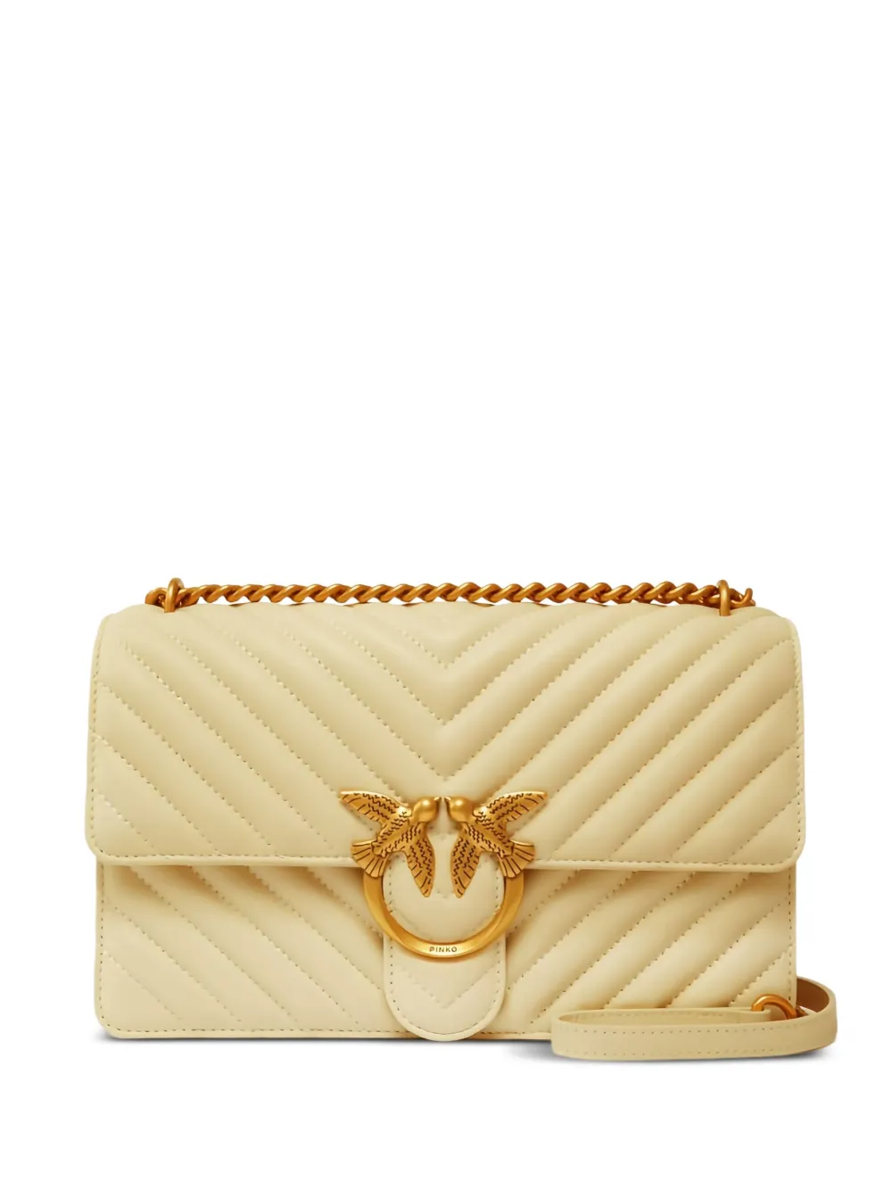 Сумка через плечо с изображением птиц PINKO, нейтральный
Сумка через плечо с изображением птиц PINKO, нейтральный