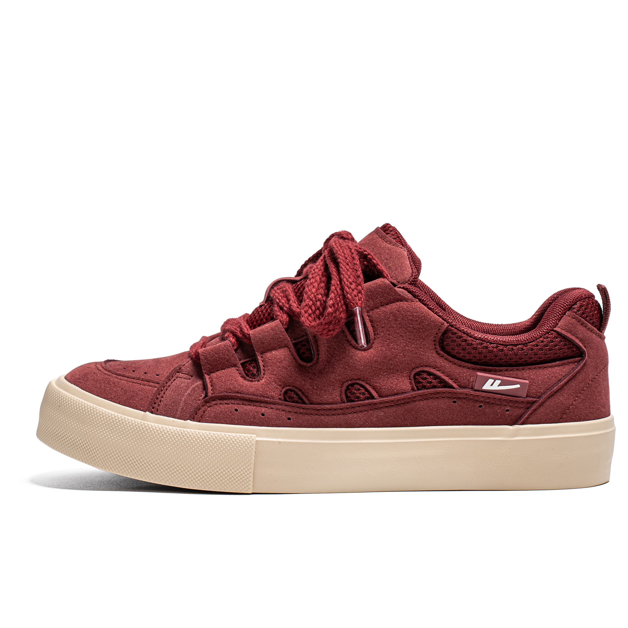 Мужские низкие скейтерские кроссовки Abrasion Resistant Breathable WARRIOR, burgundy
Мужские низкие скейтерские кроссовки Abrasion Resistant Breathable WARRIOR, burgundy