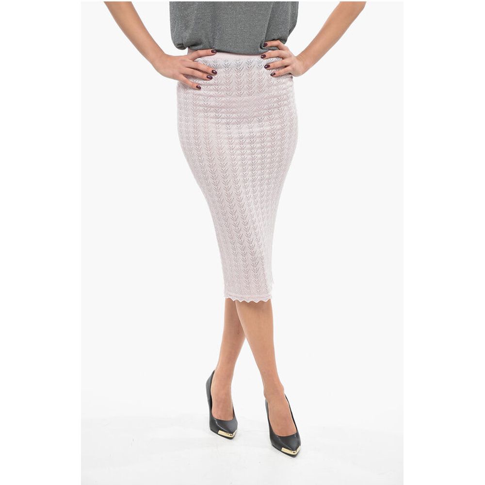 Юбка-карандаш с люрексом и узором «елочка» Alessandra Rich, мультиколор
Юбка-карандаш с люрексом и узором «елочка» Alessandra Rich, мультиколор