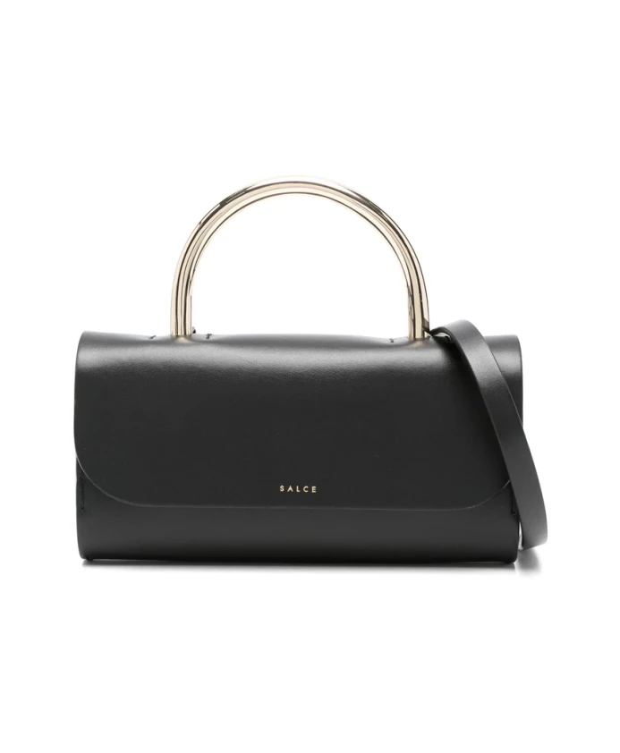 Миниатюрная кожаная сумка-тоут Salce, черный
Миниатюрная кожаная сумка-тоут Salce, черный