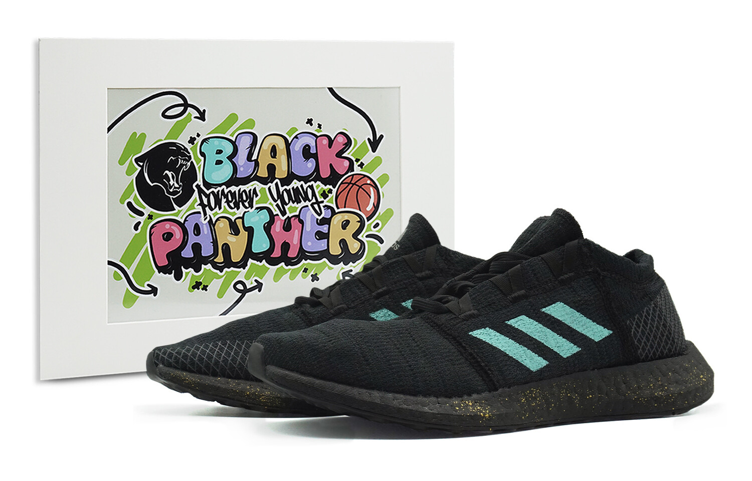 Кроссовки Pureboost Go Running унисекс с низким верхом черного/синего цвета Adidas
Кроссовки Pureboost Go Running унисекс с низким верхом черного/синего цвета Adidas