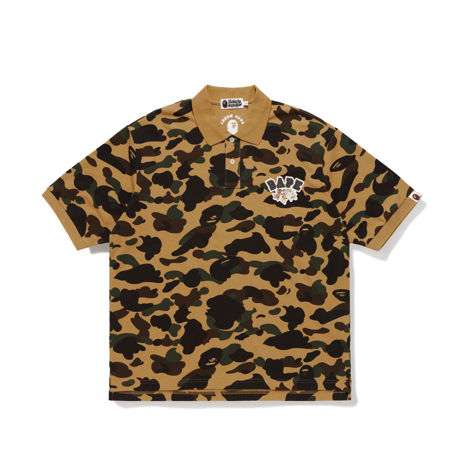 Поло Ma Siwei Collaboration унисекс A BATHING APE, коричневый
Поло Ma Siwei Collaboration унисекс A BATHING APE, коричневый