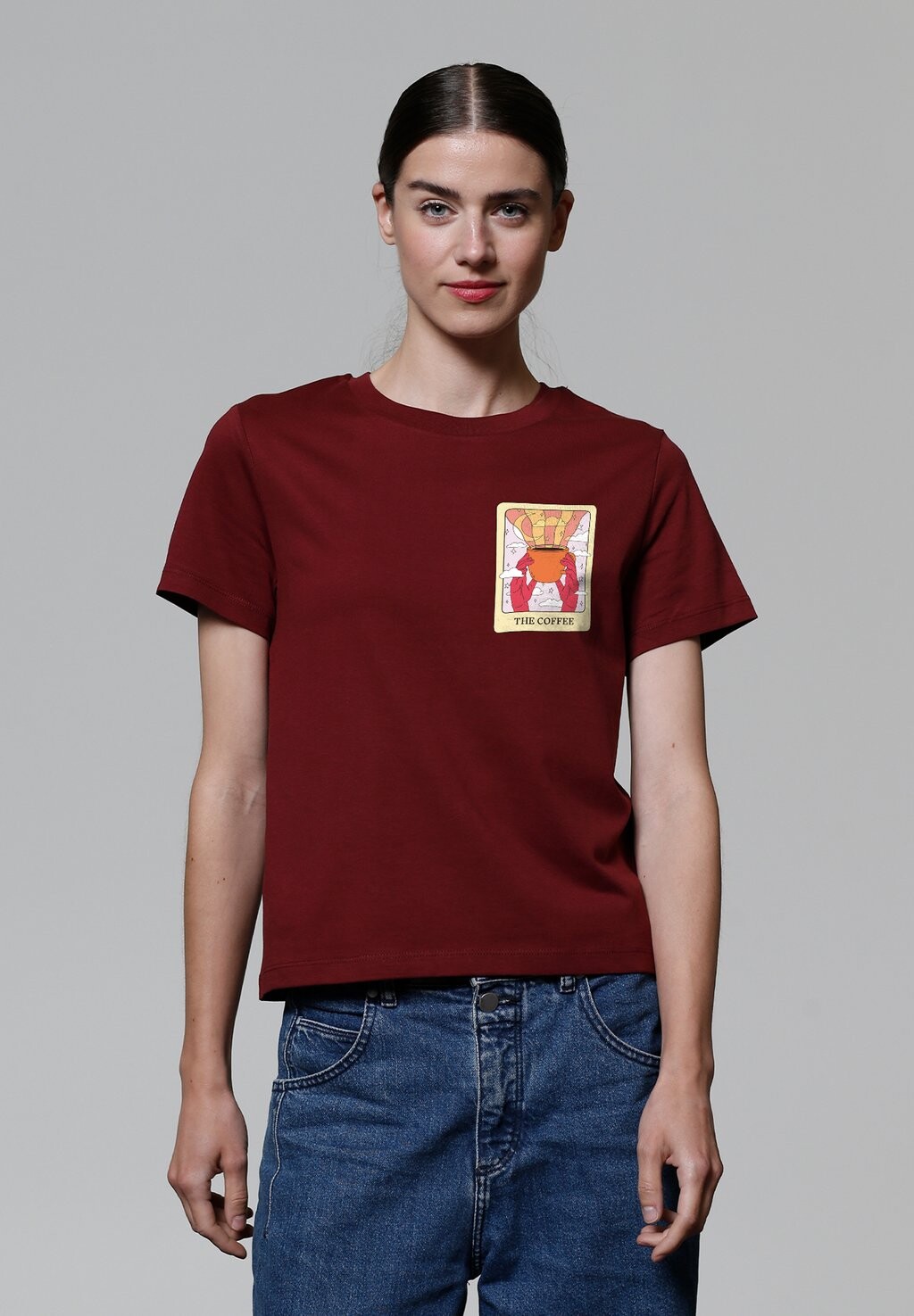 Футболка с принтом TAROT THE COFFEE watapparel, темно-красный
Футболка с принтом TAROT THE COFFEE watapparel, темно-красный