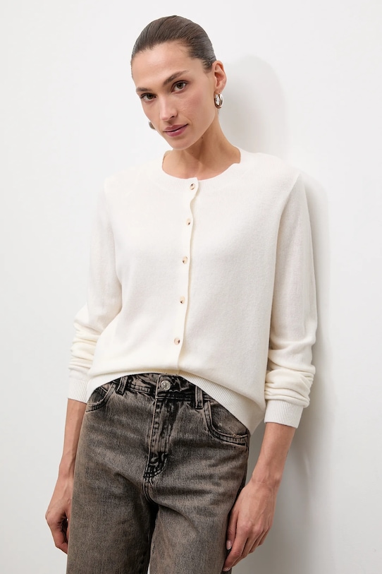 Кардиган из мериносовой шерсти Answear.Lab, бежевый
Кардиган из мериносовой шерсти Answear.Lab, бежевый