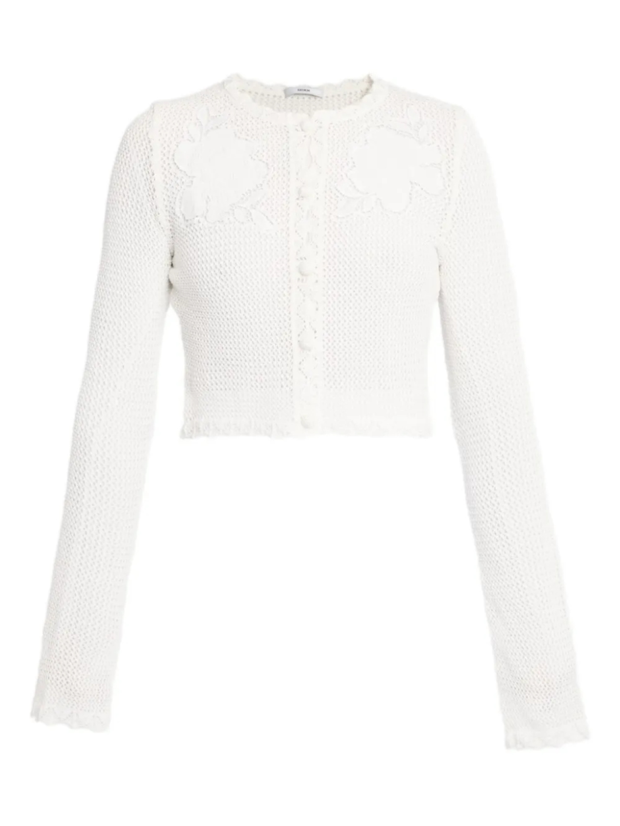 ERDEM кардиган с длинными рукавами, белый
ERDEM кардиган с длинными рукавами, белый