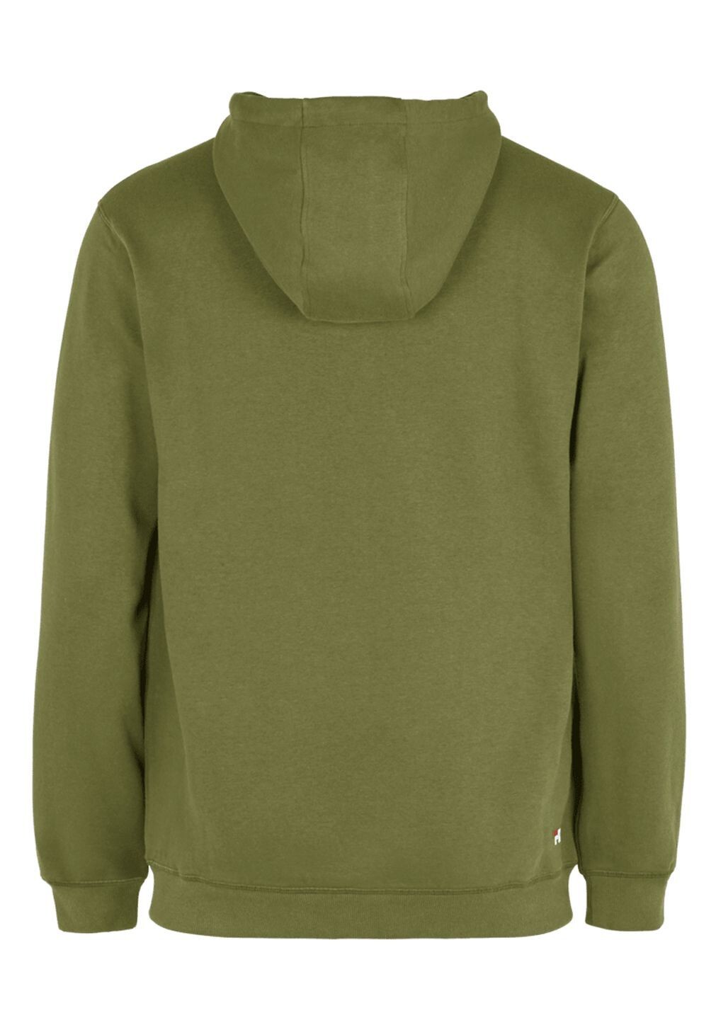 Толстовка унисекс - BARUMINI толстовка, толстовка, свитер, капюшон, длинный рукав, логотип FILA, зеленый