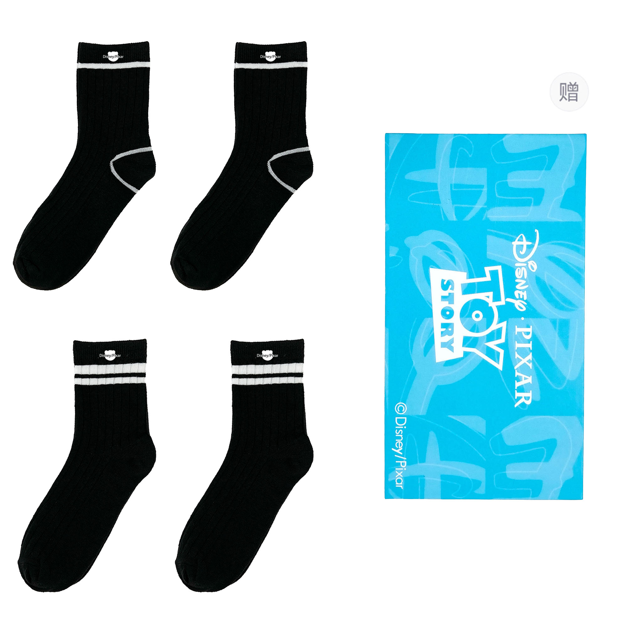 Набор из 4 пар унисекс носков Crew Disney, черный
Набор из 4 пар унисекс носков Crew Disney, черный