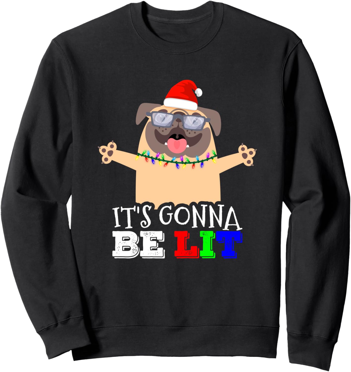 Я в восторге! Милый мопс на Рождество, толстовка с надписью Она светится - отличная идея подарка Lit Christmas Gifts, черный
Я в восторге! Милый мопс на Рождество, толстовка с надписью Она светится - отличная идея подарка Lit Christmas Gifts, черный