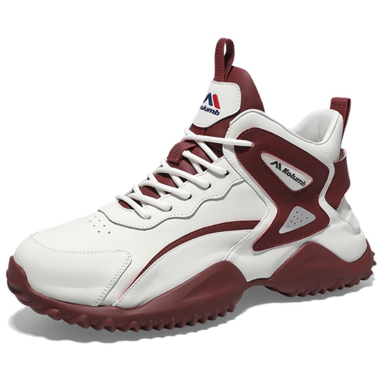 Kolumb Нескользящие и износостойкие высокие повседневные туфли, увеличивающие рост, мужские, белые с темно-красным
Kolumb Нескользящие и износостойкие высокие повседневные туфли, увеличивающие рост, мужские, белые с темно-красным