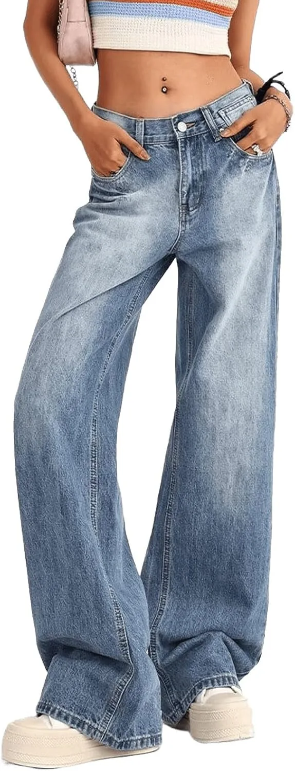 Женские джинсы low rise baggy Y2K straight wide leg Zeavitt
Женские джинсы low rise baggy Y2K straight wide leg Zeavitt