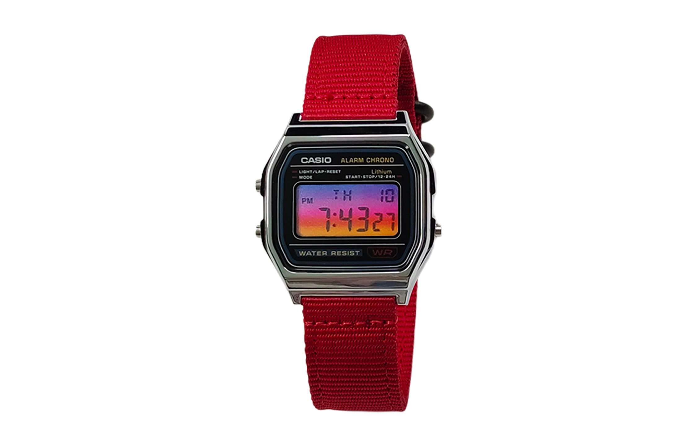 Casio Часы Retrofit Series с кварцевым механизмом, нейлоновым ремешком, унисекс, черный циферблат
Casio Часы Retrofit Series с кварцевым механизмом, нейлоновым ремешком, унисекс, черный циферблат
