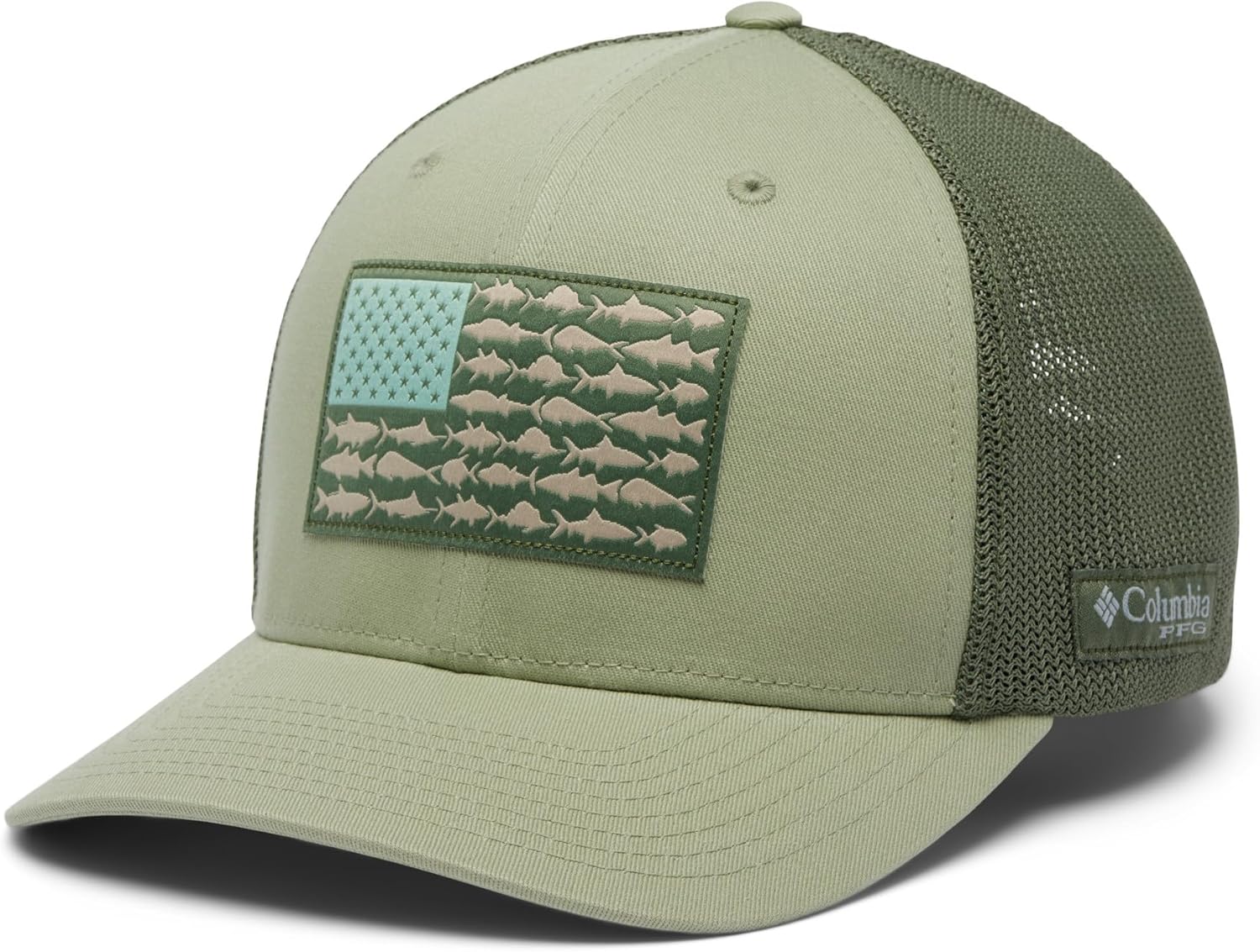 Бейсболка Columbia Unisex для взрослых PFG с сеткой, Smokey Sage/Cypress
Бейсболка Columbia Unisex для взрослых PFG с сеткой, Smokey Sage/Cypress