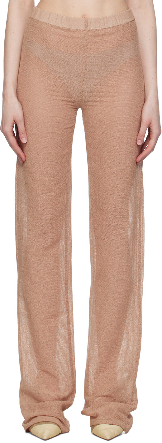 Бежевые брюки-русалки Ludovic de Saint Sernin
Бежевые брюки-русалки Ludovic de Saint Sernin