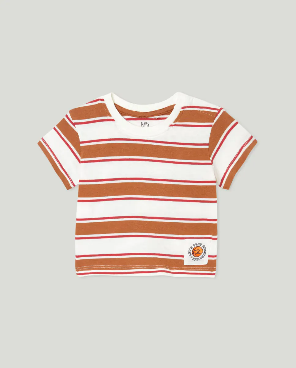 Детская футболка с коротким рукавом в полоску для мальчика Baby El Corte Inglés, коричневый
Детская футболка с коротким рукавом в полоску для мальчика Baby El Corte Inglés, коричневый