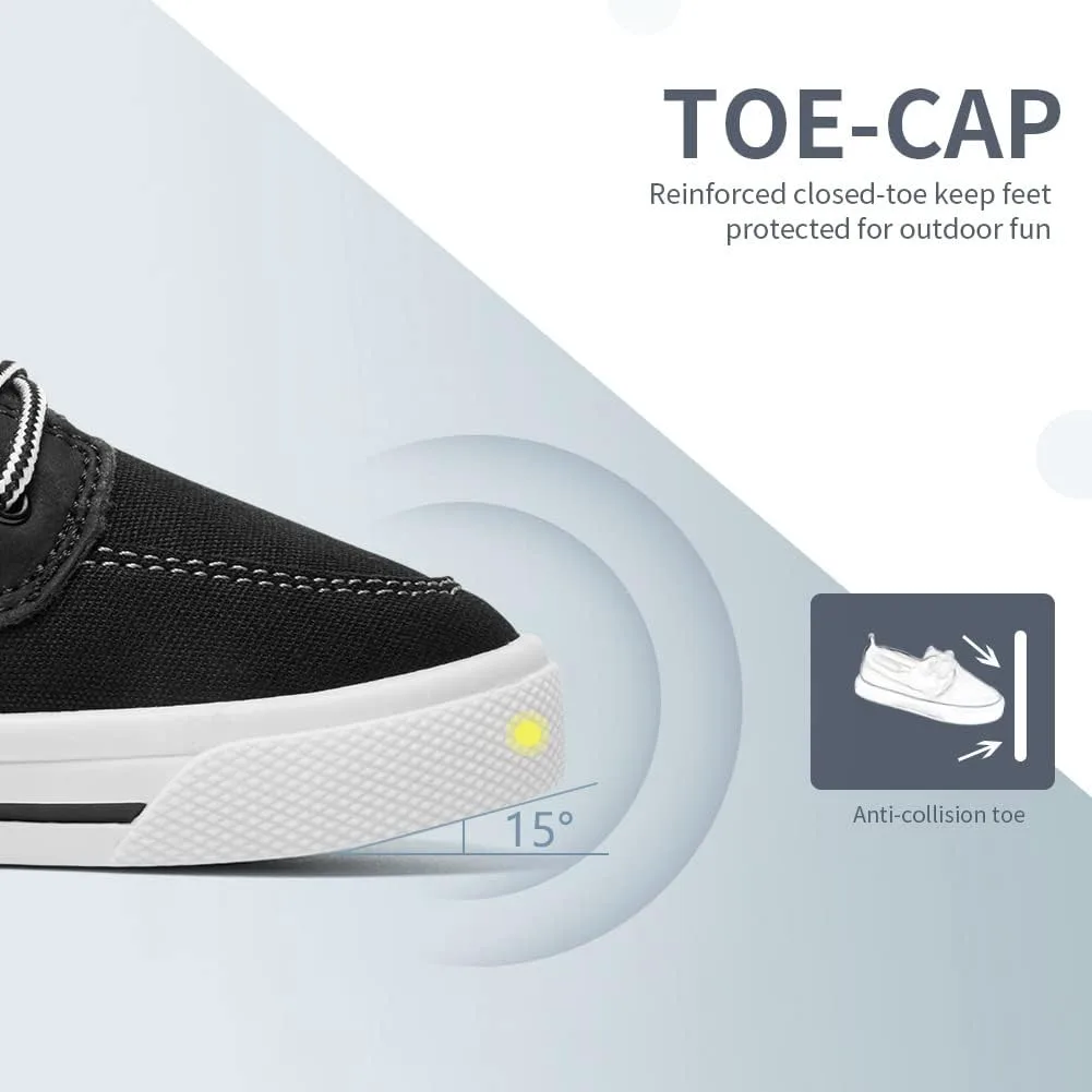 Tombik Toddler Мальчики и девочки Лодочные туфли Детские холстовые кроссовки (для малышей/маленького ребенка), черный
Tombik Toddler Мальчики и девочки Лодочные туфли Детские холстовые кроссовки (для малышей/маленького ребенка), черный