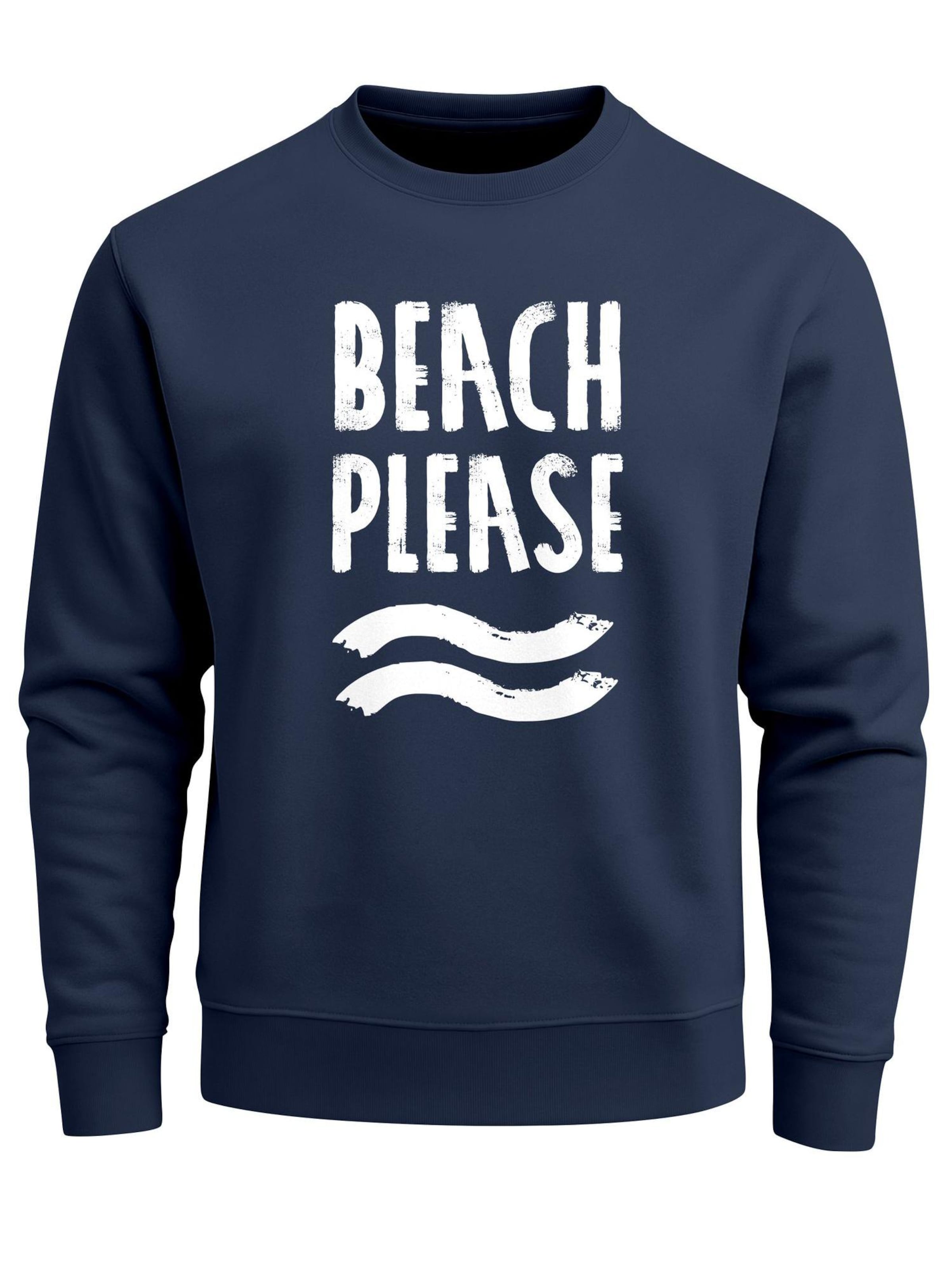 Neverless Свитшот 'Beach Please' в цвете Navy
Neverless Свитшот 'Beach Please' в цвете Navy