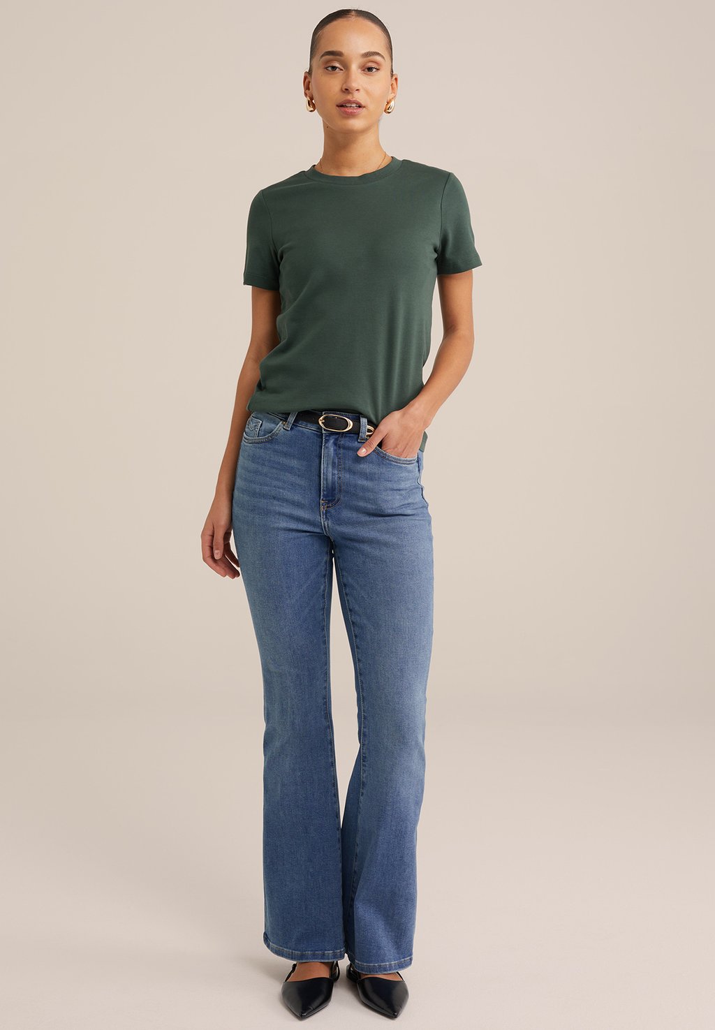 Базовая футболка WE Fashion, зеленый
Базовая футболка WE Fashion, зеленый