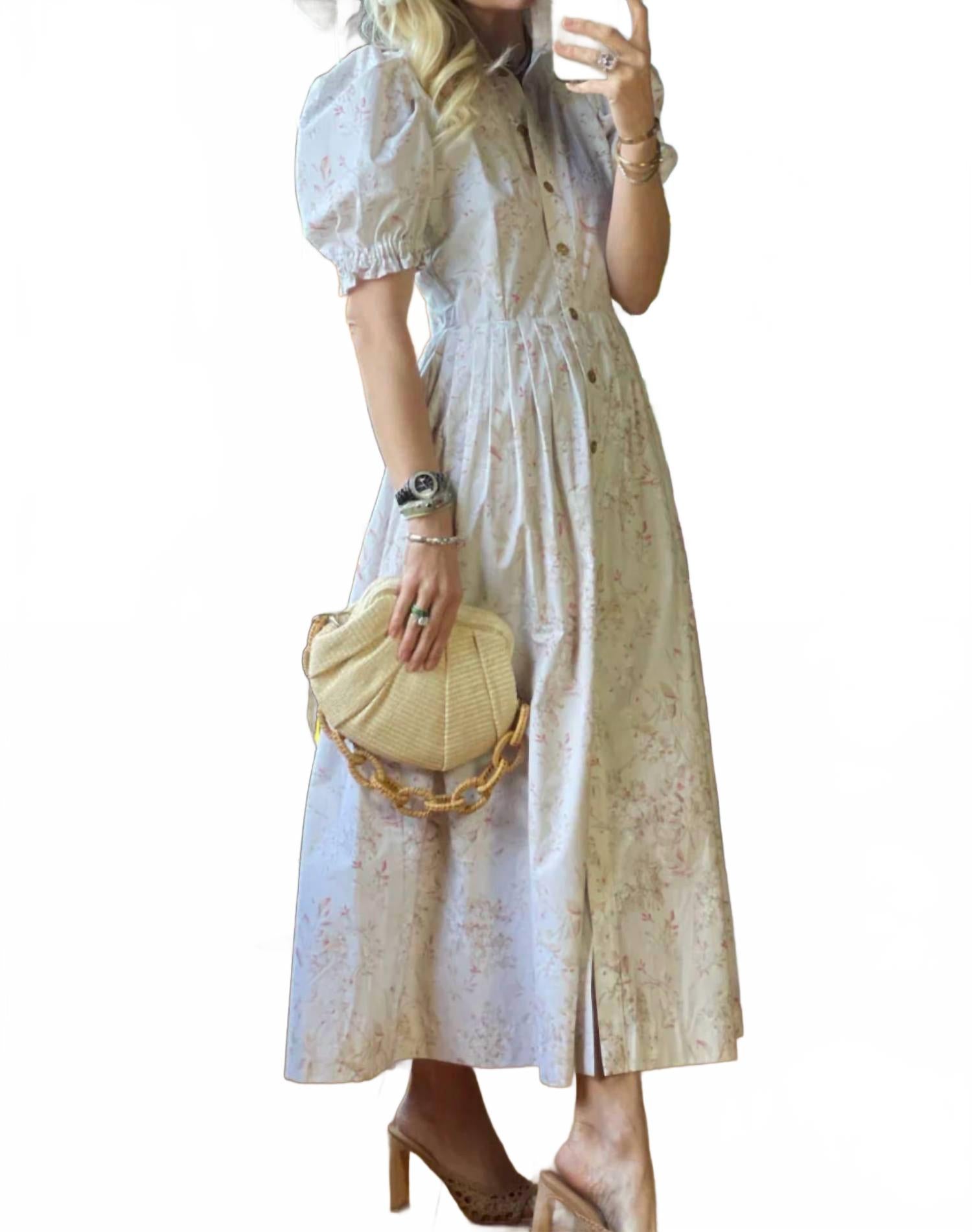 Причудливое платье-рубашка в белом Buru
Причудливое платье-рубашка в белом Buru