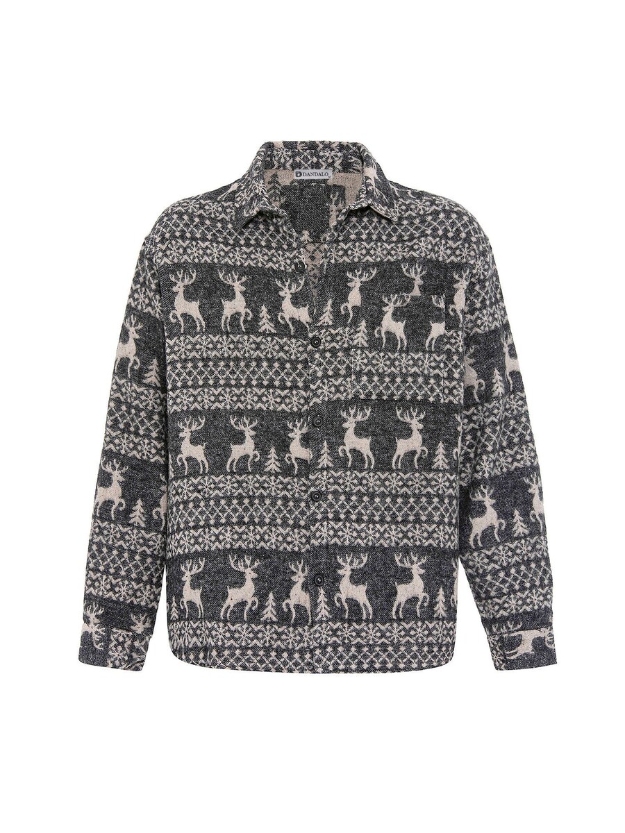 Удобная рубашка на пуговицах Dandalo Leonardo, цвет mottled black
Удобная рубашка на пуговицах Dandalo Leonardo, цвет mottled black