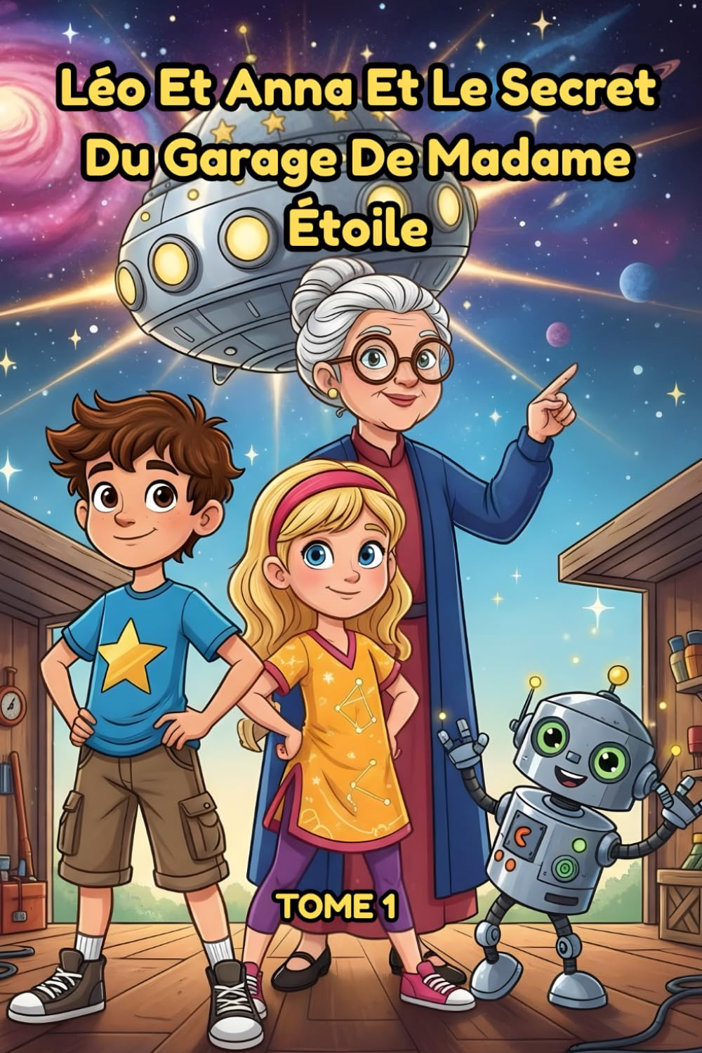 Léo et Anna et le Secret du Garage de Madame Étoile Histoire plus coloriage pour enfant de 4 a 8 ans tome 1: Une Aventure Spatiale Captivante pour ... d'Aventure et de Mystère (French Edition) (Independently published)
Léo et Anna et le Secret du Garage de Madame Étoile Histoire plus coloriage pour enfant de 4 a 8 ans tome 1: Une Aventure Spatiale Captivante pour ... d'Aventure et de Mystère (French Edition) (Independently published)