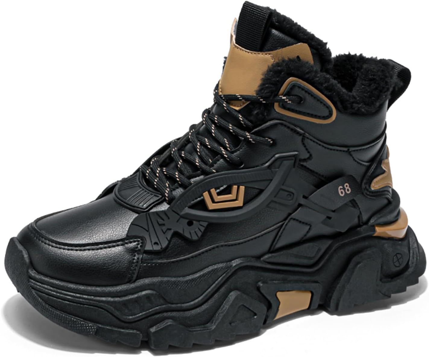 Мужские повседневные спортивные кроссовки для тенниса, работы и прогулок, массивные высокие модные кеды Spwagym, черный/коричневый
Мужские повседневные спортивные кроссовки для тенниса, работы и прогулок, массивные высокие модные кеды Spwagym, черный/коричневый