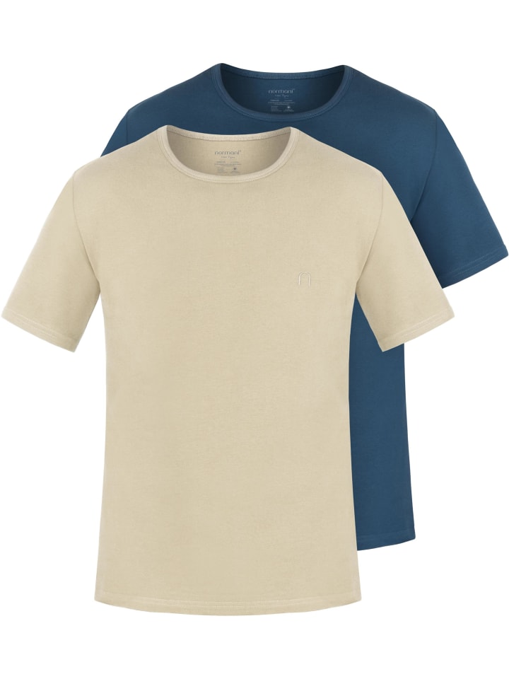 Normani Комплект из 2 мужских футболок из органического хлопка Nyons бежевого/темно-синего цвета, Синий, Normani Комплект из 2 мужских футболок из органического хлопка Nyons бежевого/темно-синего цвета
Normani Комплект из 2 мужских футболок из органического хлопка Nyons бежевого/темно-синего цвета, Синий, Normani Комплект из 2 мужских футболок из органического хлопка Nyons бежевого/темно-синего цвета