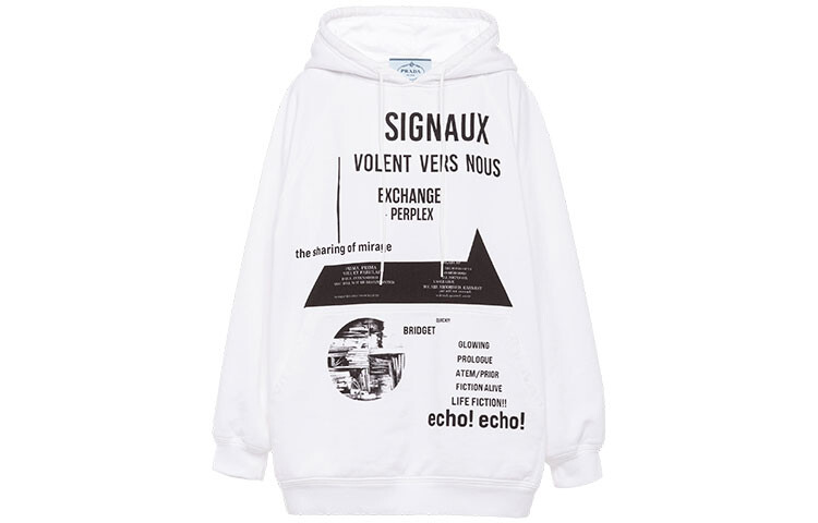 Толстовка женская Prada с капюшоном, белый
Толстовка женская Prada с капюшоном, белый