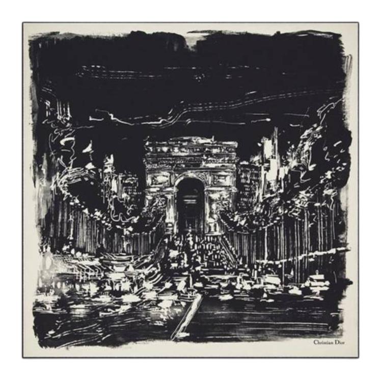 DIOR Шёлковый шарф унисекс, Black
DIOR Шёлковый шарф унисекс, Black