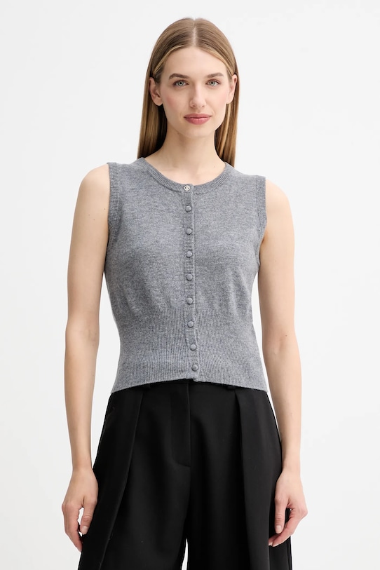 Шерстяной жилет Fracomina, серый
Шерстяной жилет Fracomina, серый
