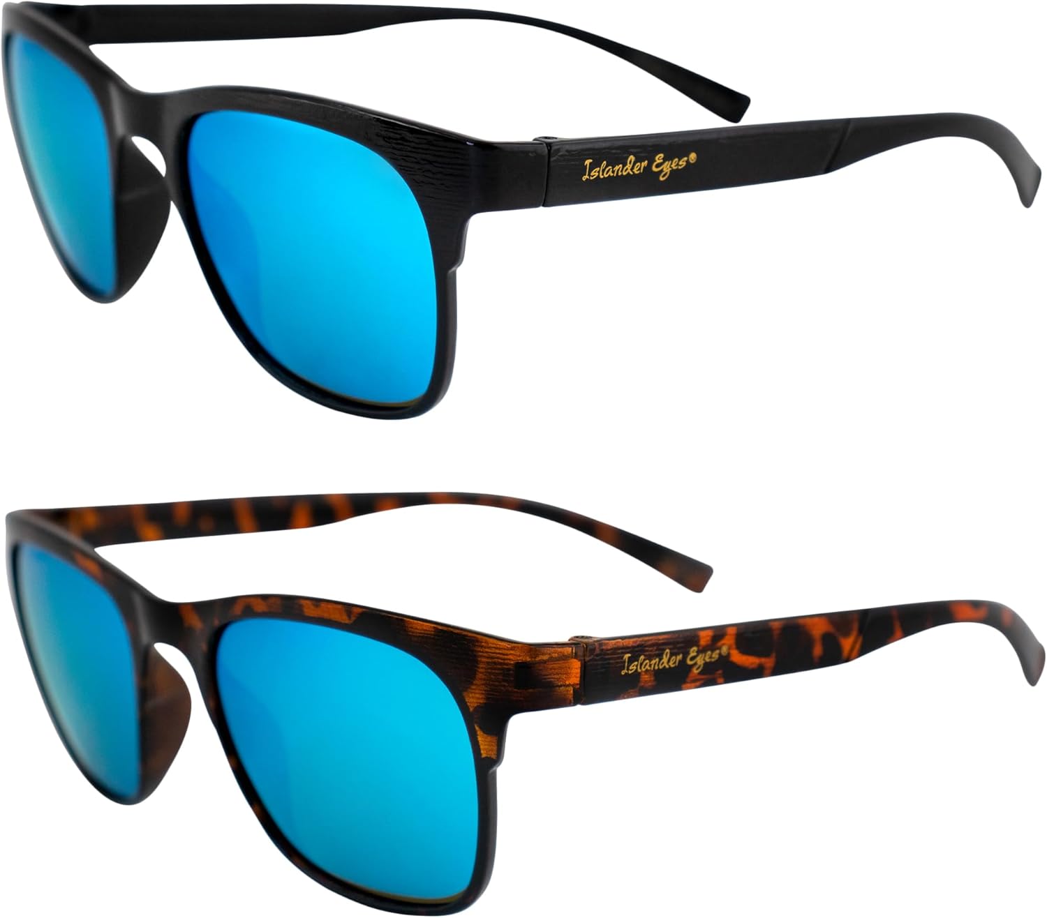 Женские поляризованные солнцезащитные очки Tahiti, модные, 2 пары, черная оправа и черепаховый цвет, линзы с синим зеркальным покрытием Islander Eyes, Black/Tortoise-blue
Женские поляризованные солнцезащитные очки Tahiti, модные, 2 пары, черная оправа и черепаховый цвет, линзы с синим зеркальным покрытием Islander Eyes, Black/Tortoise-blue