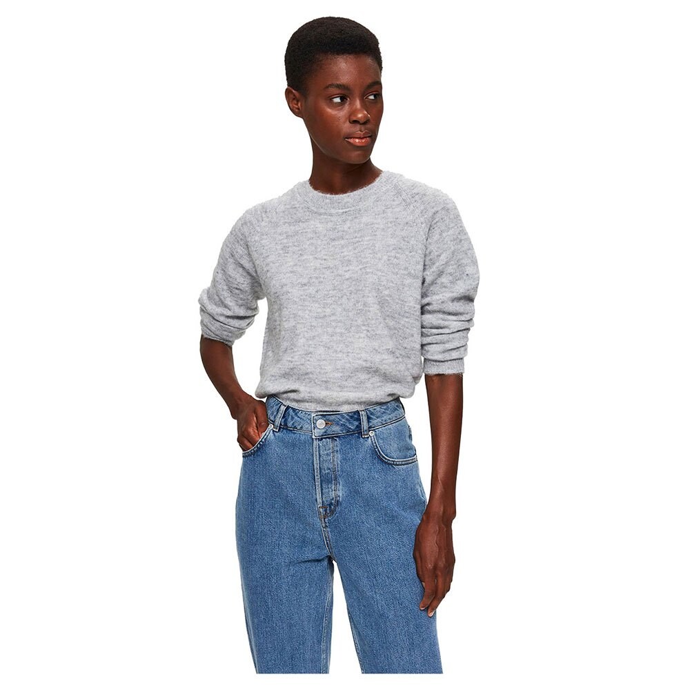 Свитер Selected Lulu O Neck, серый
Свитер Selected Lulu O Neck, серый