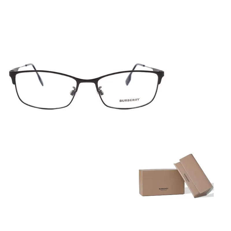 Burberry Титановая прямоугольная оправа для очков мужская, Gunmetal 
Burberry Титановая прямоугольная оправа для очков мужская, Gunmetal