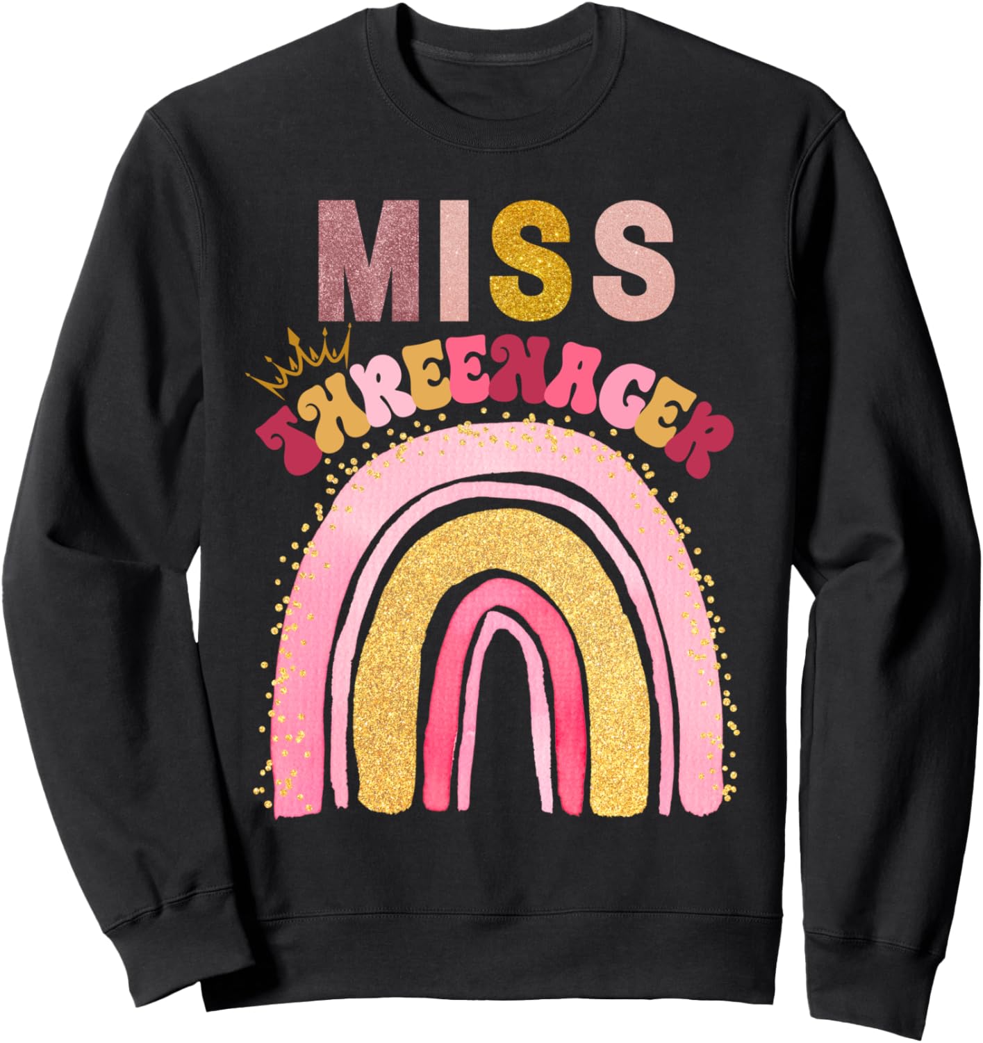 Толстовка для дня рождения трехлетней девочки в радужной тематике Мисс Тринагер Family Look Rainbow Theme Party Decorations Gifts, черный
Толстовка для дня рождения трехлетней девочки в радужной тематике Мисс Тринагер Family Look Rainbow Theme Party Decorations Gifts, черный